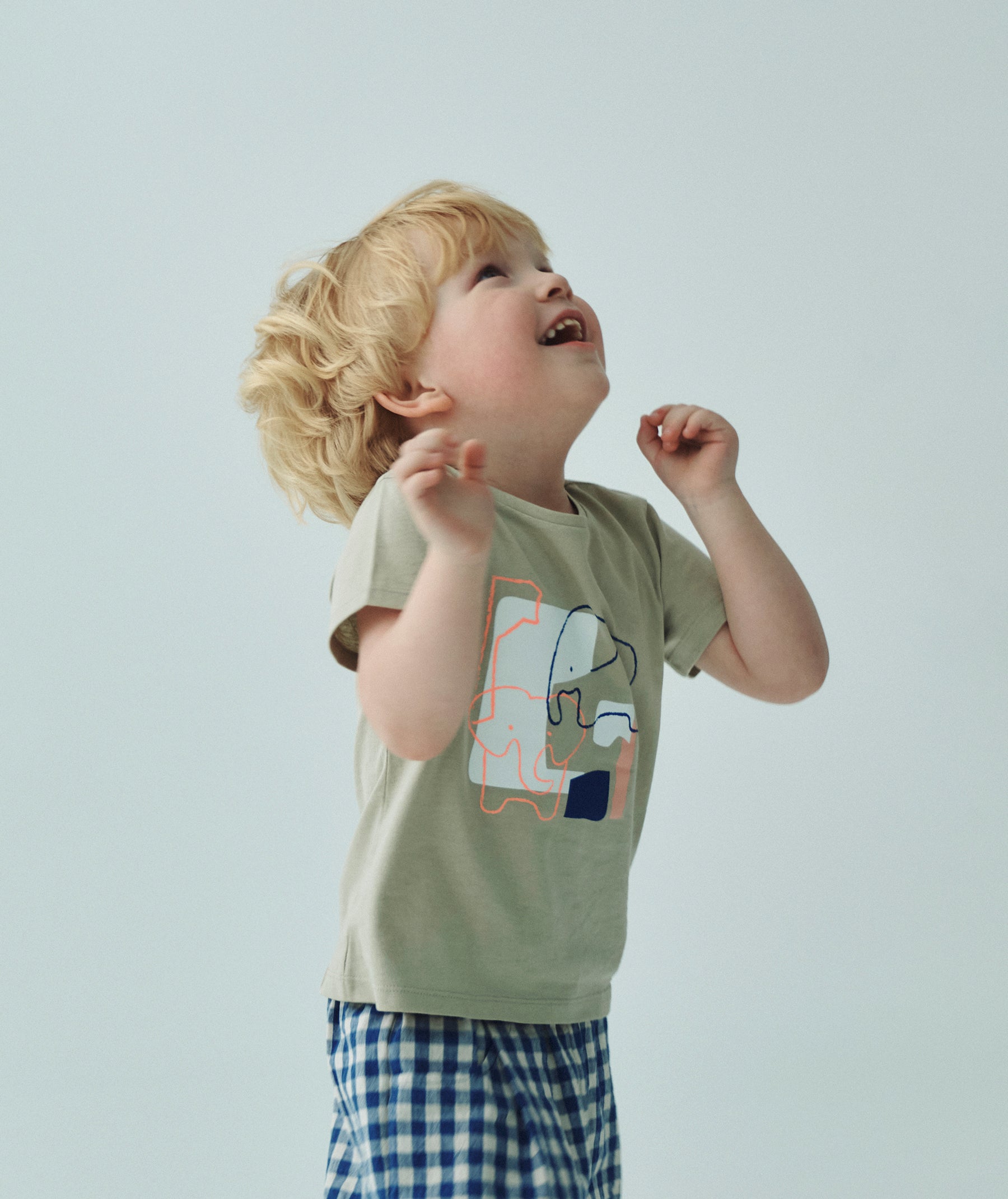[Choco.el] el. Painting T-shirts_Light Khaki