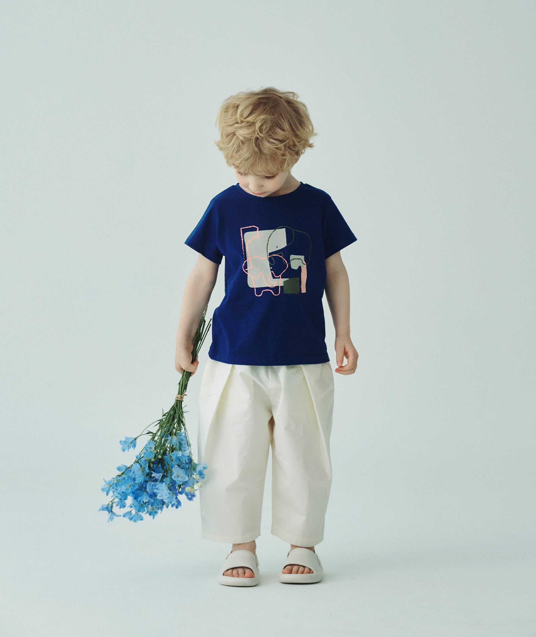 Choco.el] el. Painting T-shirts_Blue