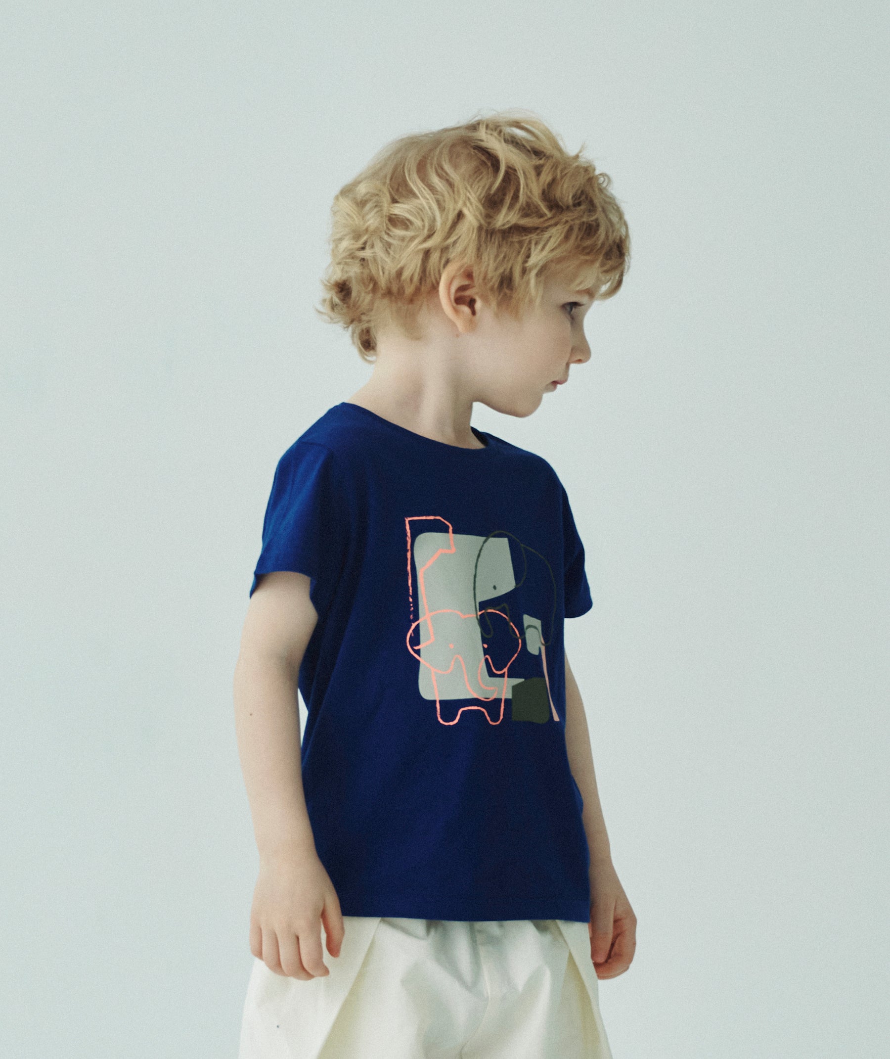 Choco.el] el. Painting T-shirts_Blue