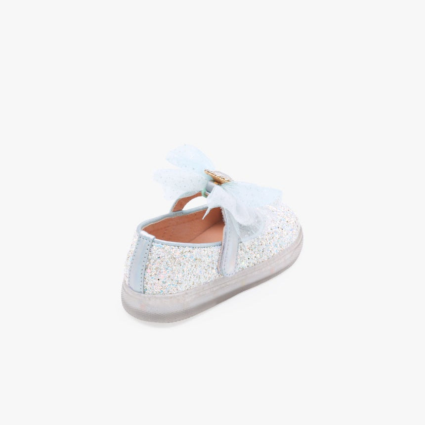 [Kiphant] 光る靴_LED Elsa Flake Mary Jane Sneakers_White