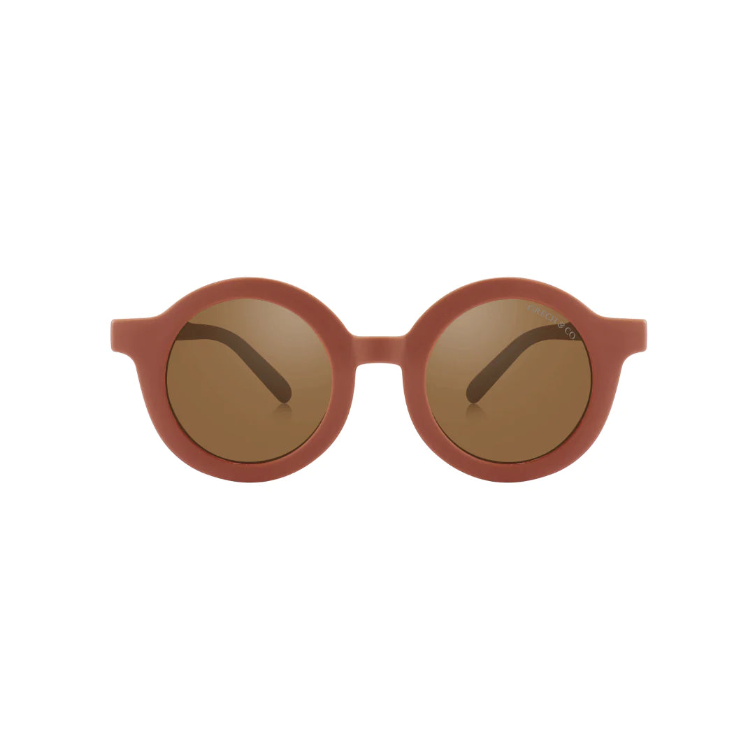 [GRECH & CO] Original Round Sunglasses_cinnamon