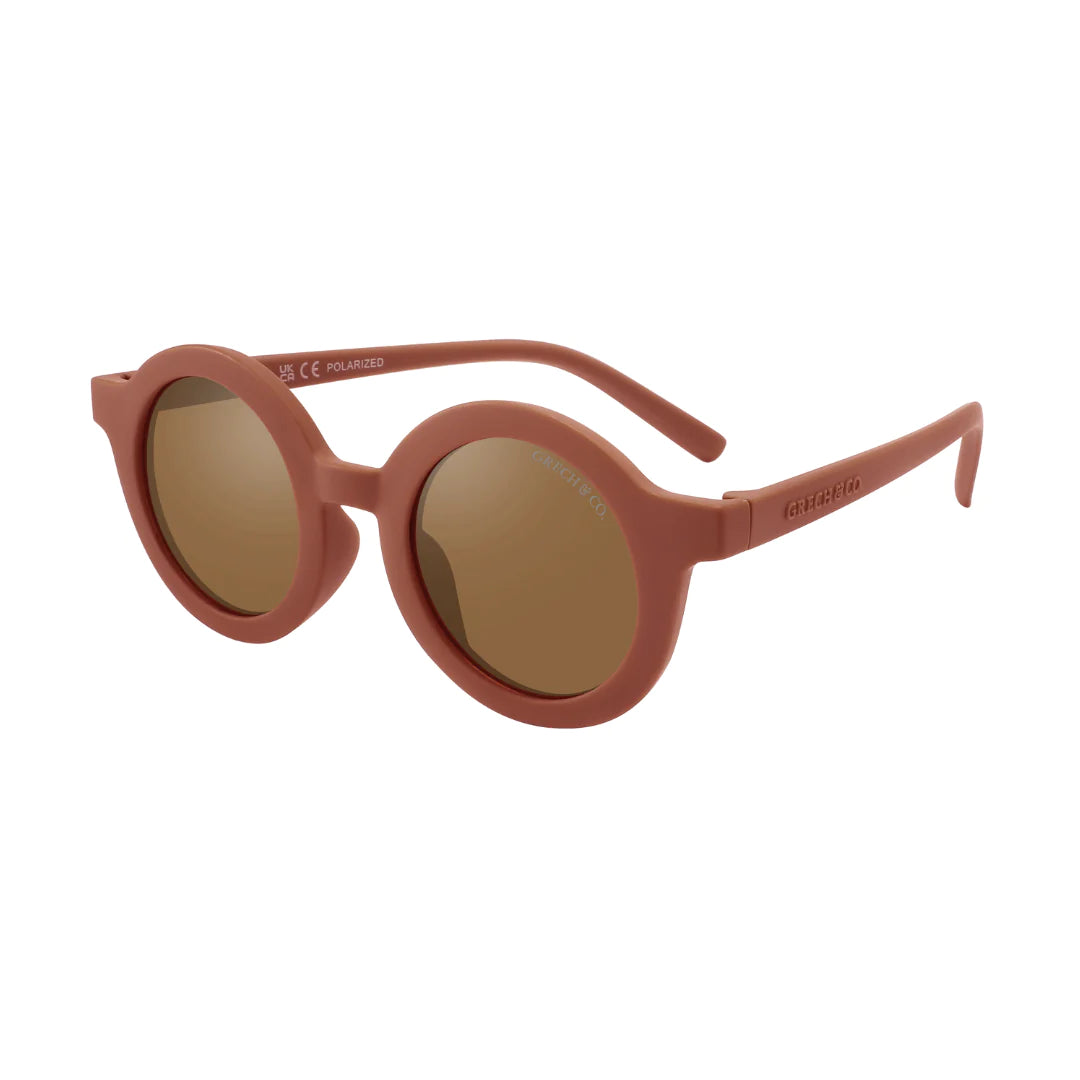 [GRECH & CO] Original Round Sunglasses_cinnamon