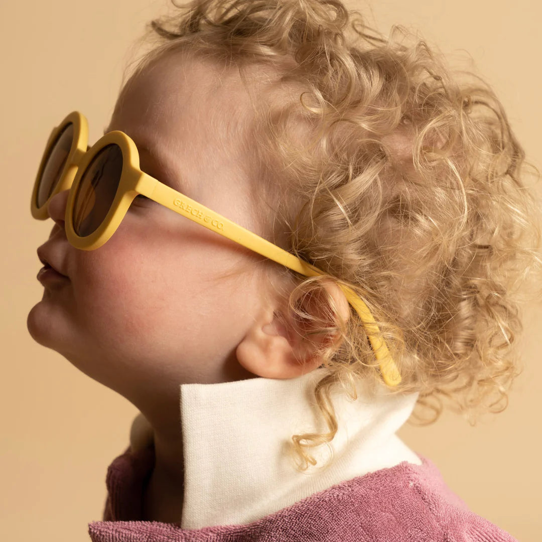 [GRECH & CO] Original Round Sunglasses_mellow yellow
