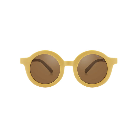 [GRECH & CO] Original Round Sunglasses_mellow yellow