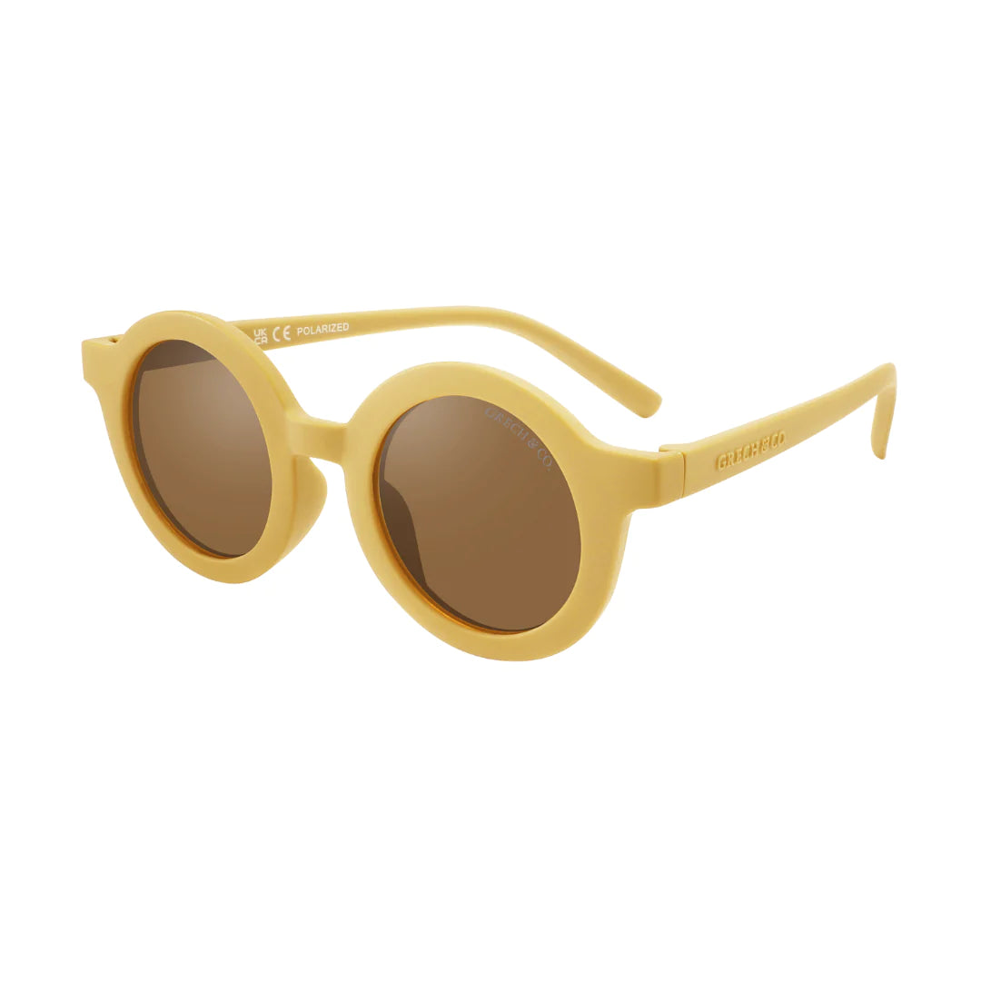 [GRECH & CO] Original Round Sunglasses_mellow yellow