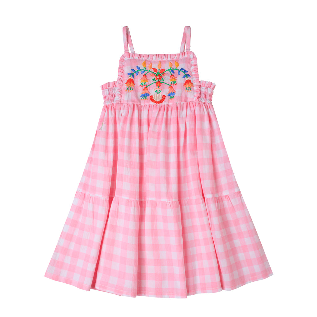 [KIDSAGOGO] Havana Dress Vichy_Camelia