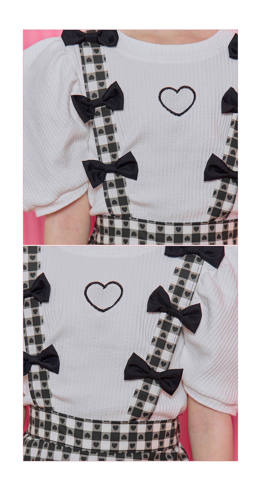 [ALITTLE]Heart puff T-shirts_White