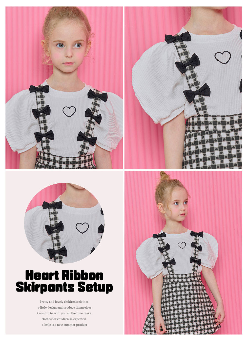 [ALITTLE]Heart puff T-shirts_White