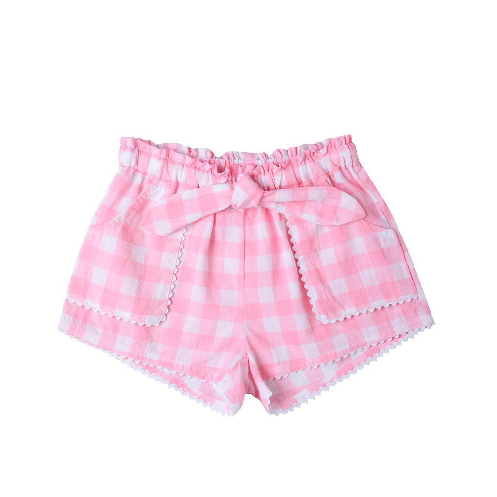 [KIDSAGOGO] Helene Short Vichy_Camelia