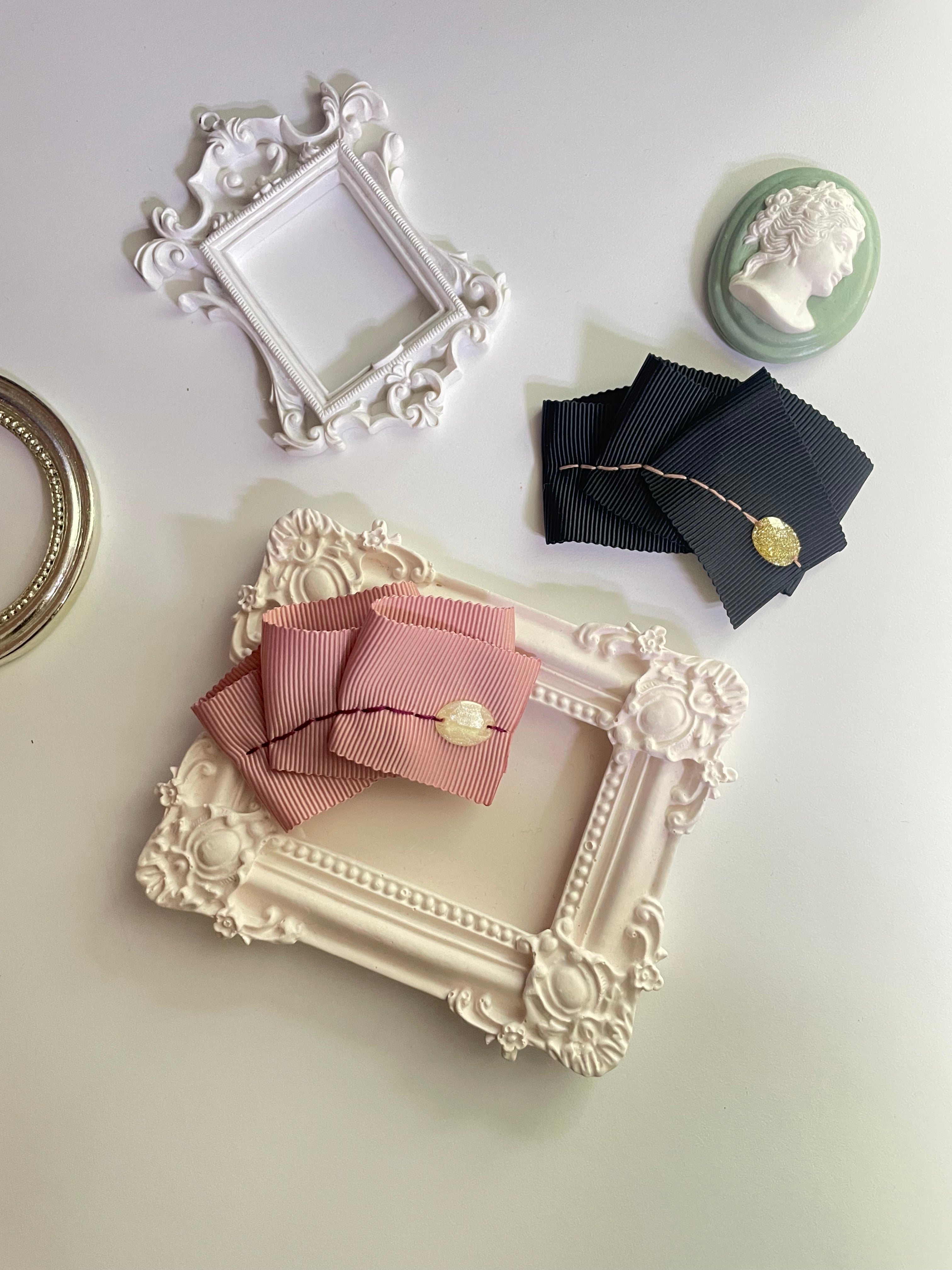 [Maman SSura] Wide Frill Jewel Hair Pin_11colors