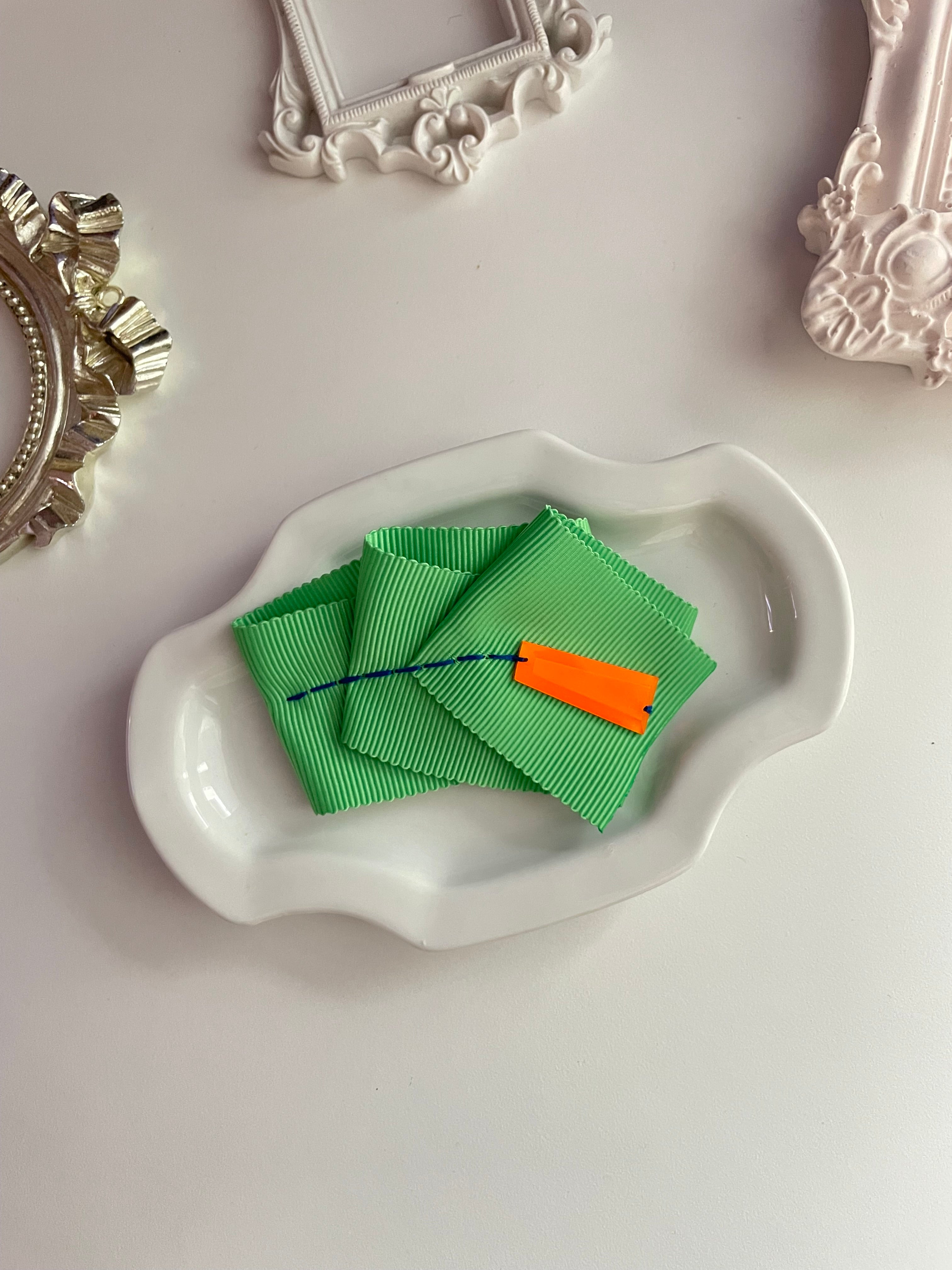 [Maman SSura] Wide Frill Jewel Hair Pin_11colors