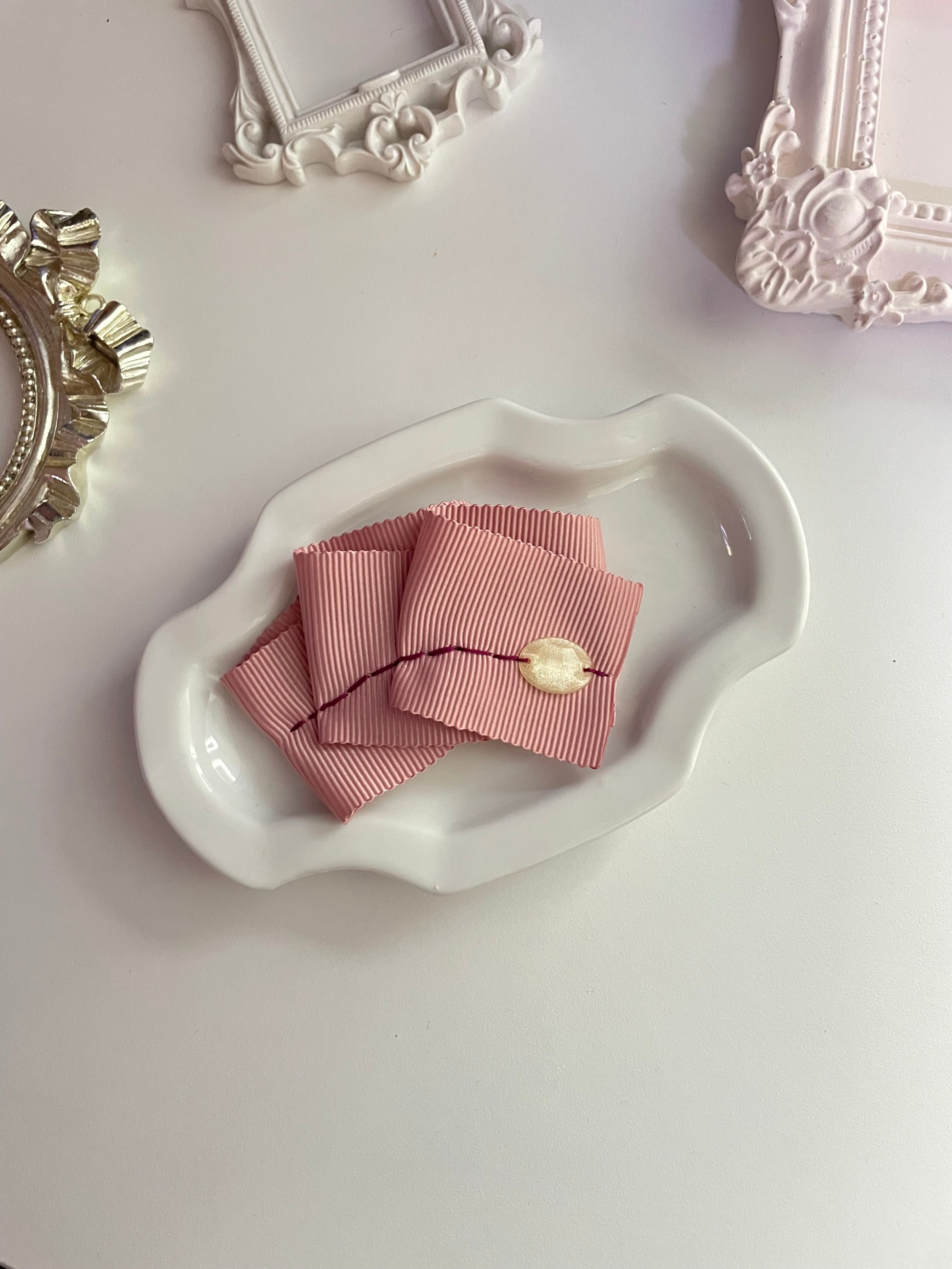 [Maman SSura] Wide Frill Jewel Hair Pin_11colors