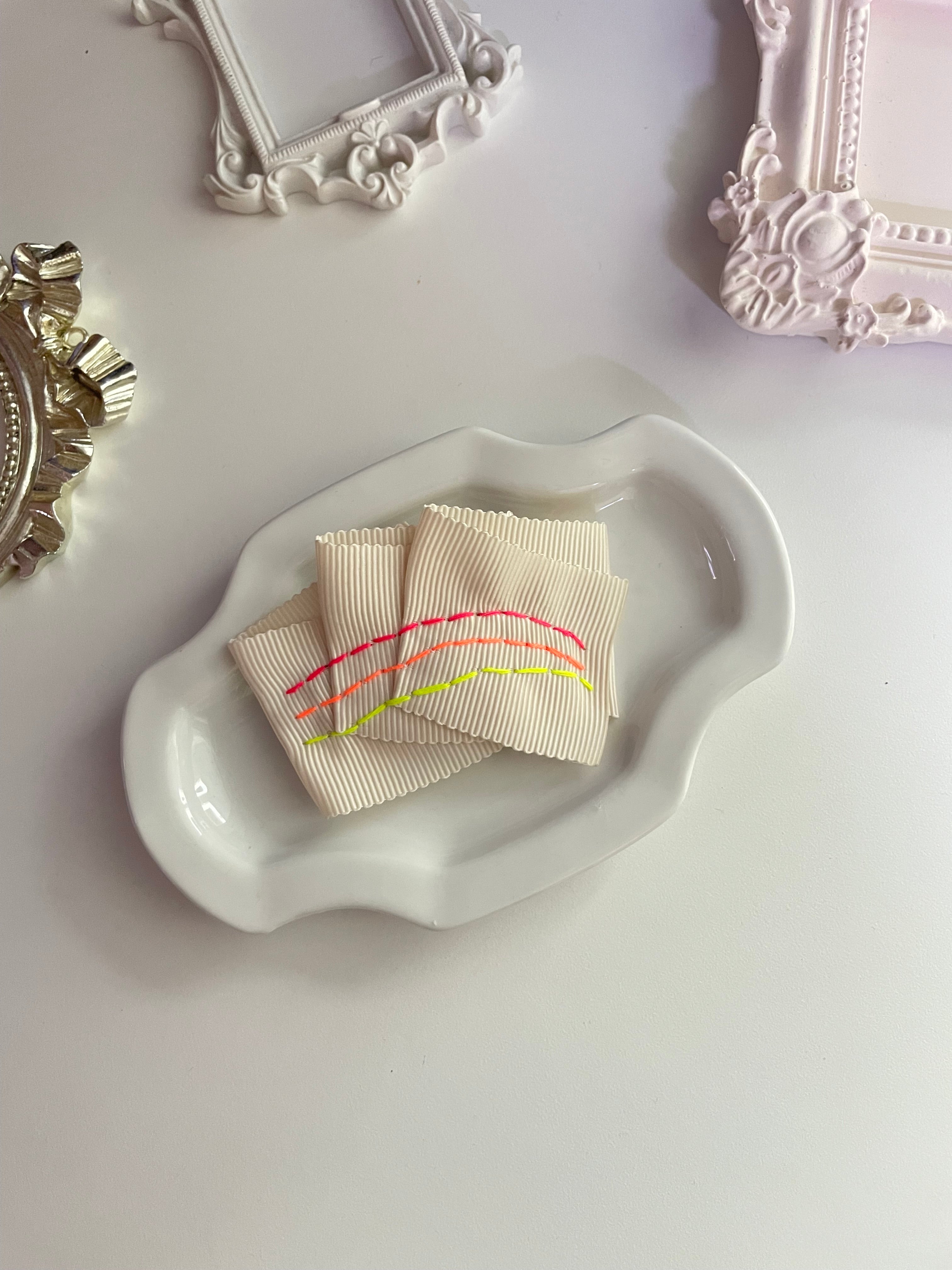 [Maman SSura] Wide Frill Jewel Hair Pin_11colors