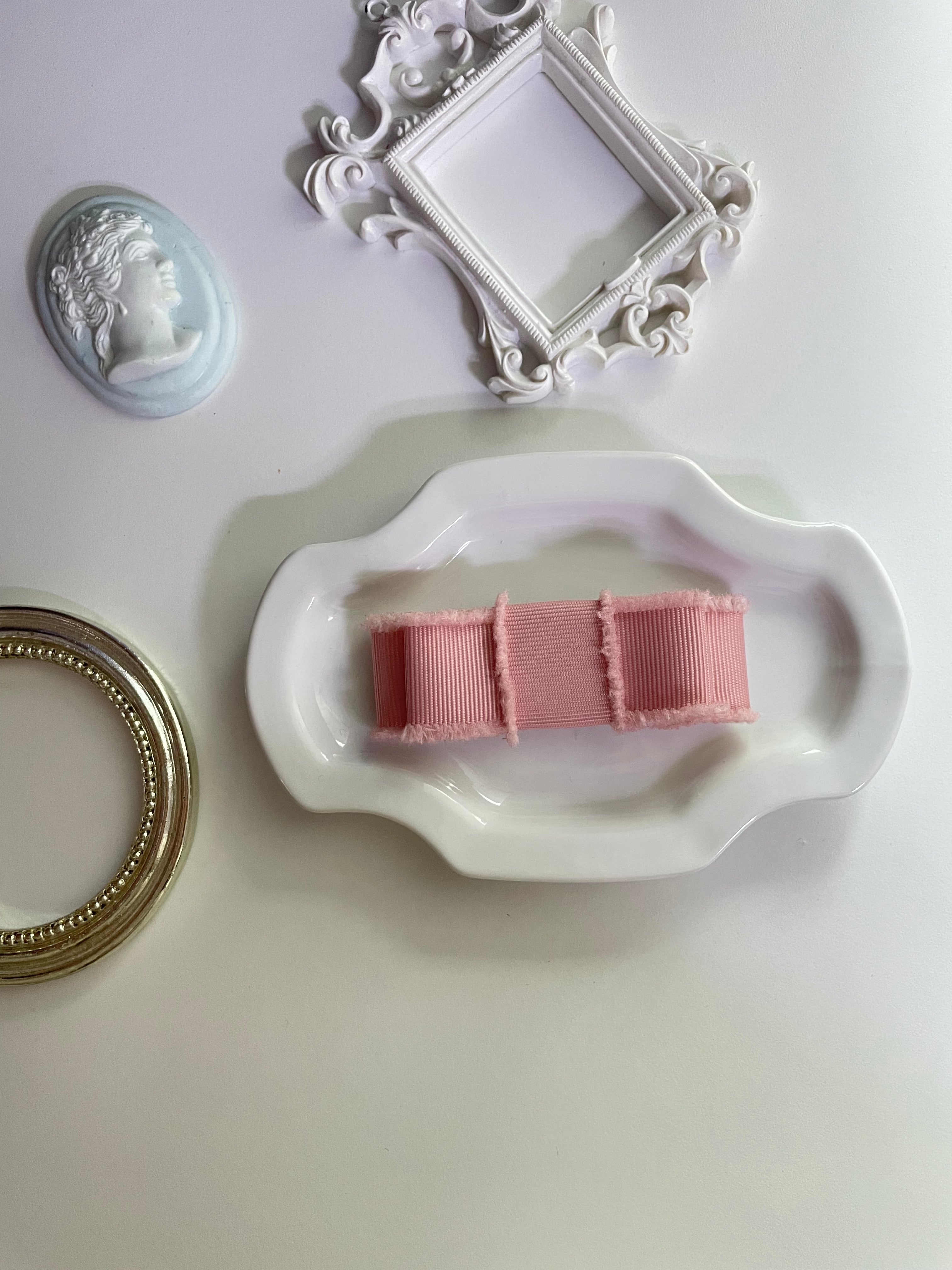 [Maman SSura] Frill Classic Ribbon Hairpin_5colors
