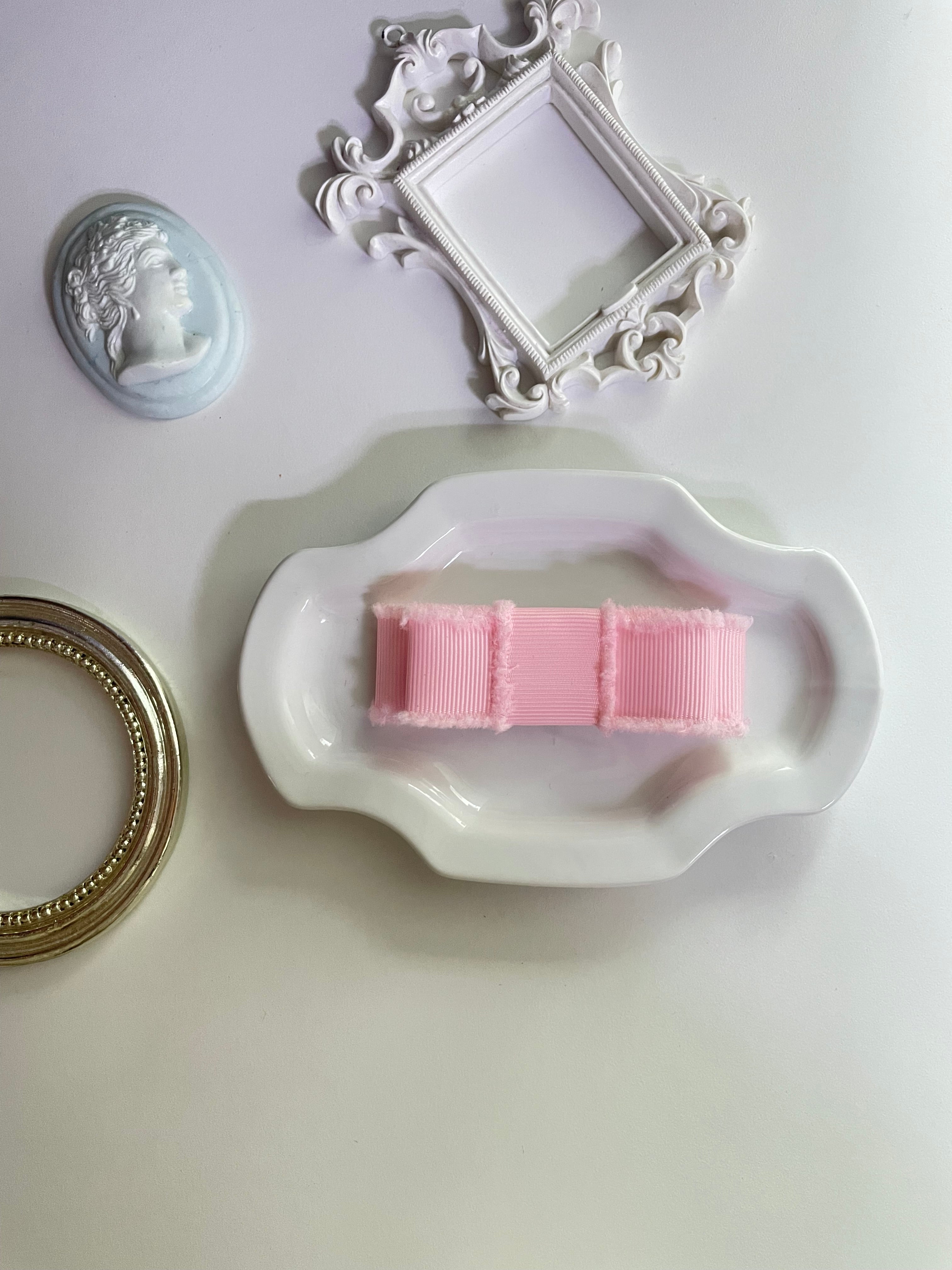[Maman SSura] Frill Classic Ribbon Hairpin_5colors