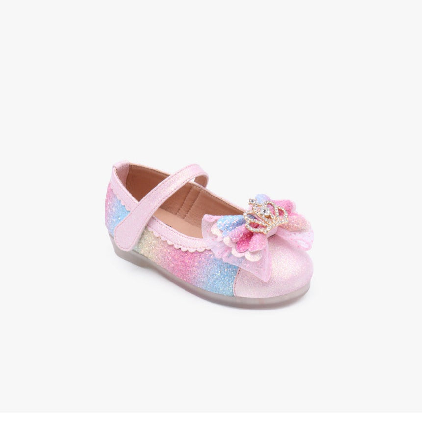 [Kiphant] LED Rainbow honeycomb MARY JANE SHOES_Rainbow