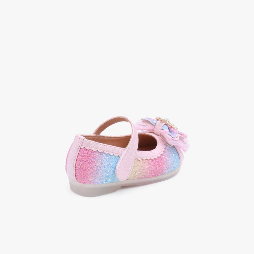 [Kiphant] LED Rainbow honeycomb MARY JANE SHOES_Rainbow