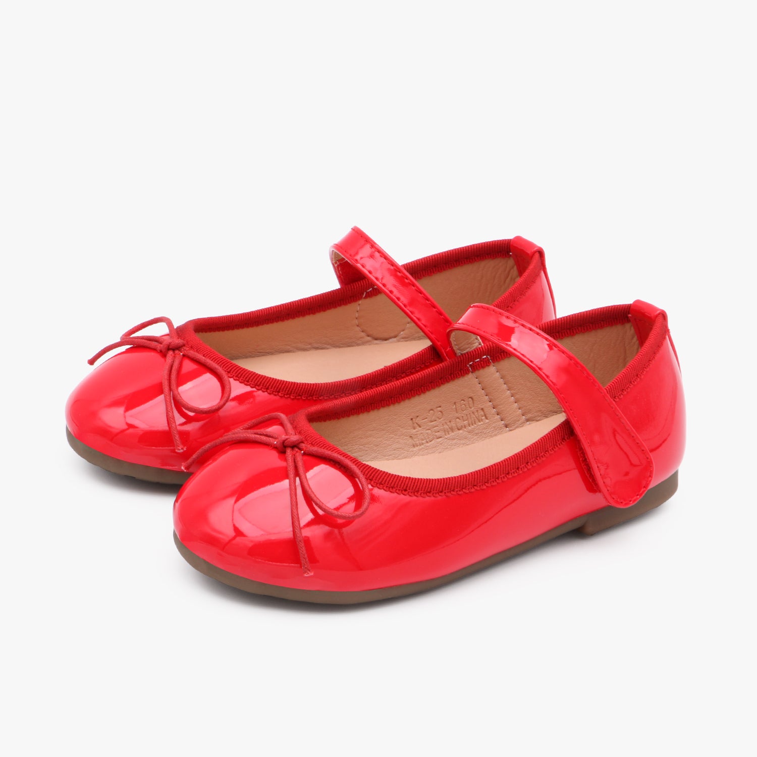 [Kiphant] Modern enamel MARY JANE SHOES_Red