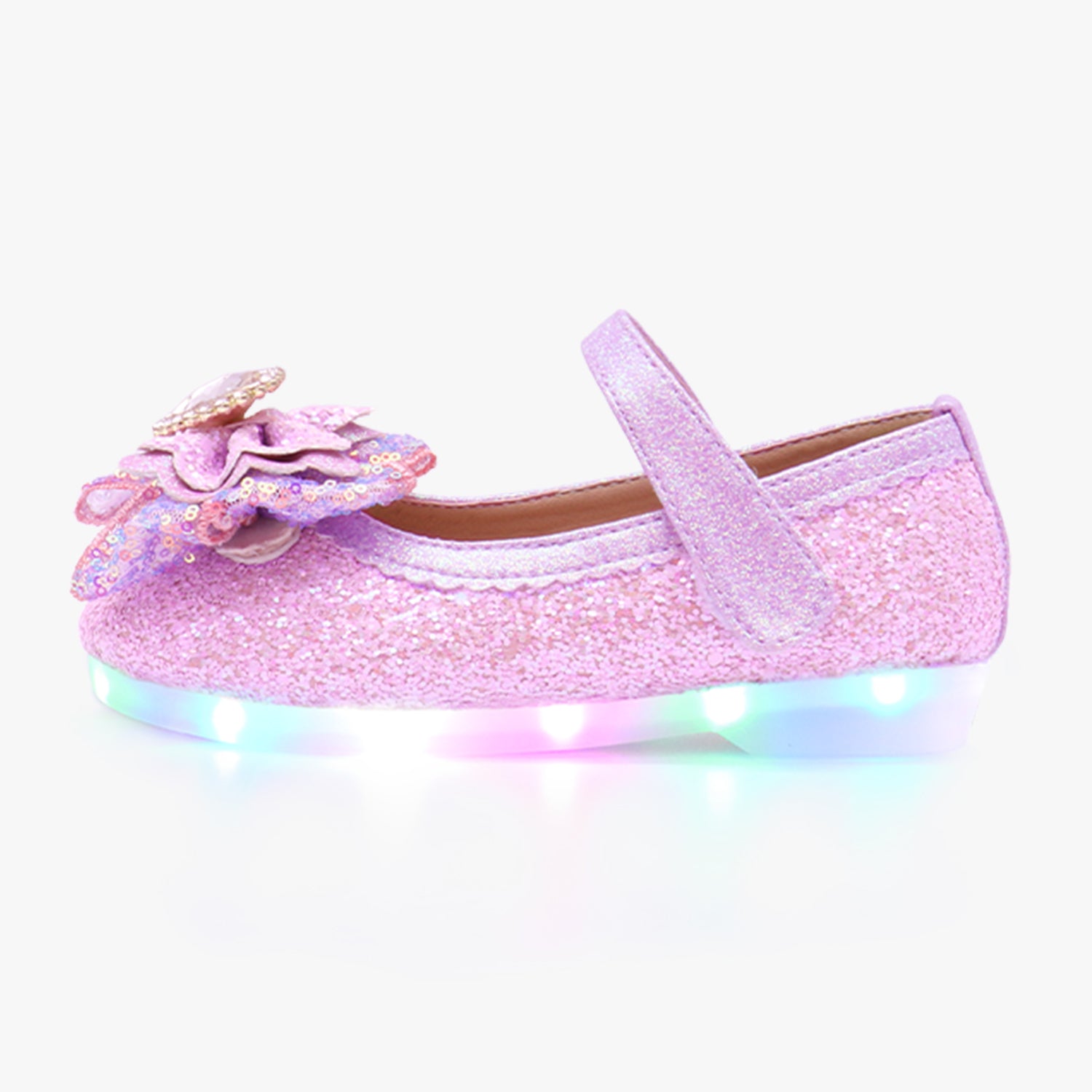 [Kiphant] LED Blossom MARY JANE SHOES_Lavender