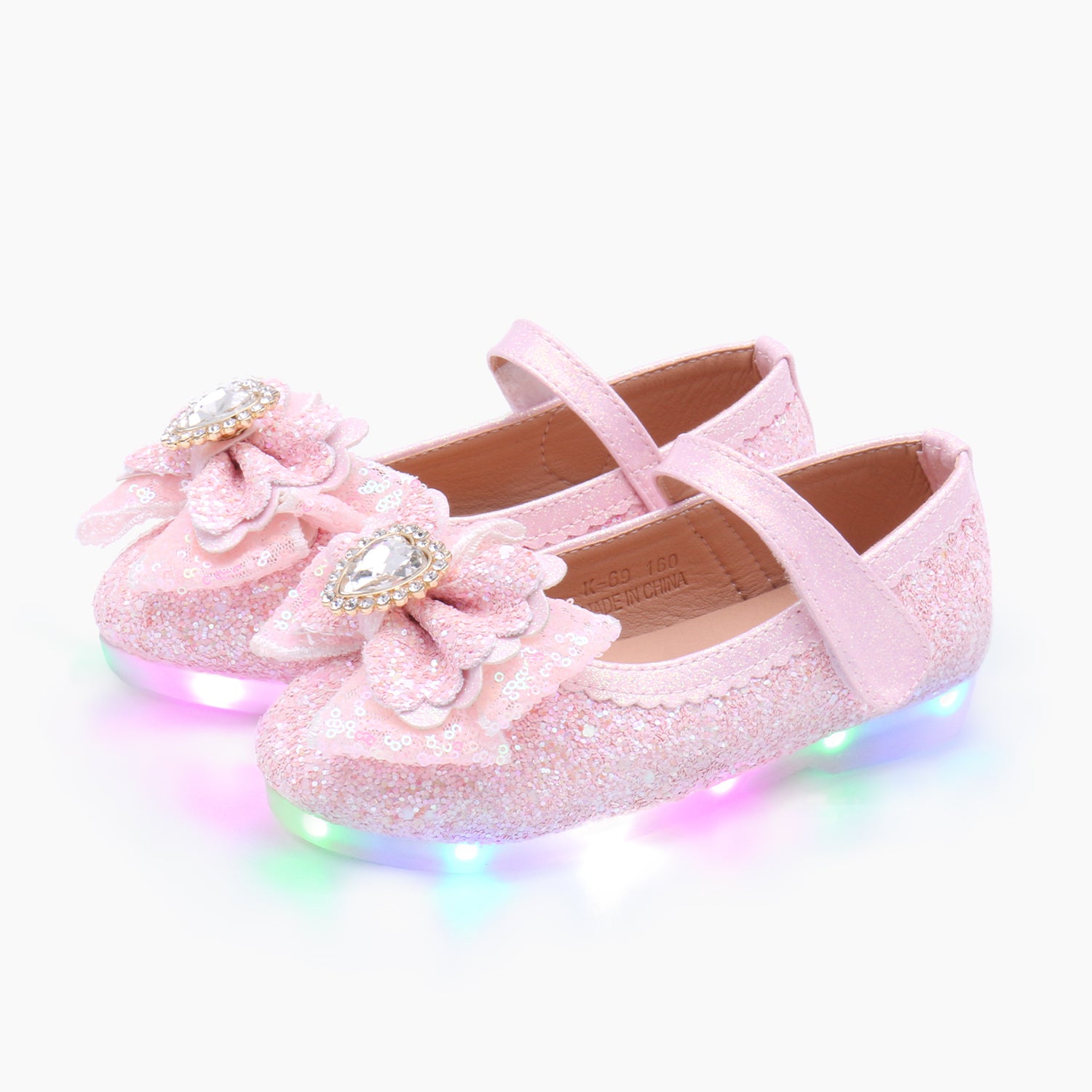 [Kiphant] LED Blossom MARY JANE SHOES_Pink