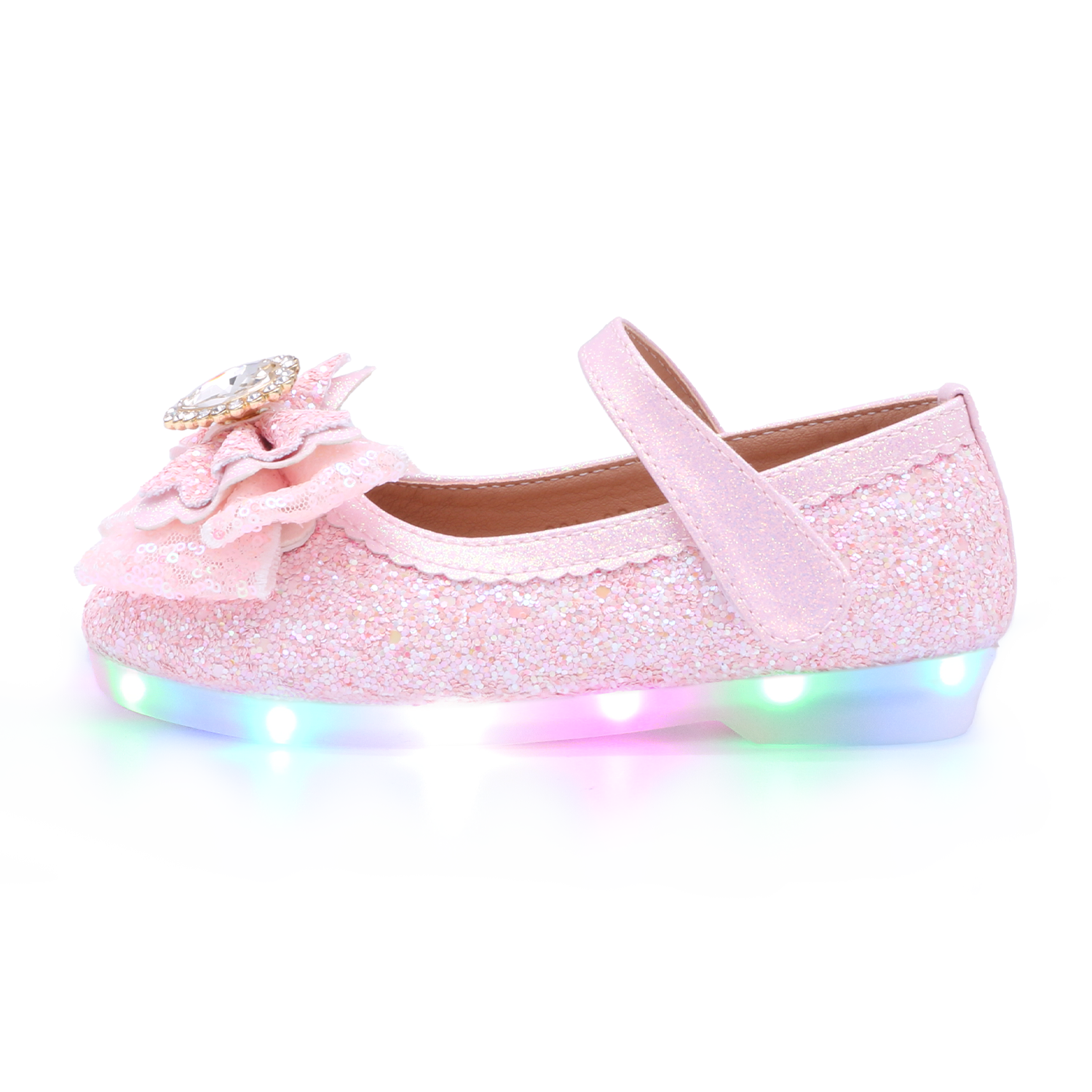 [Kiphant] LED Blossom MARY JANE SHOES_Pink