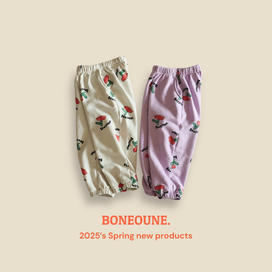 [BONEOUNE] Skech Flower Jogger Pants_2colors