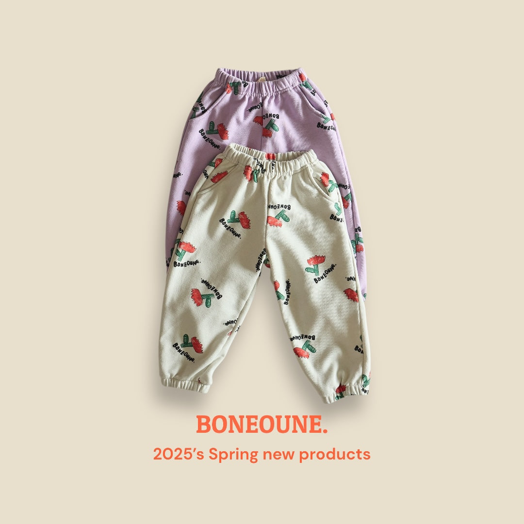 [BONEOUNE] Skech Flower Jogger Pants_2colors