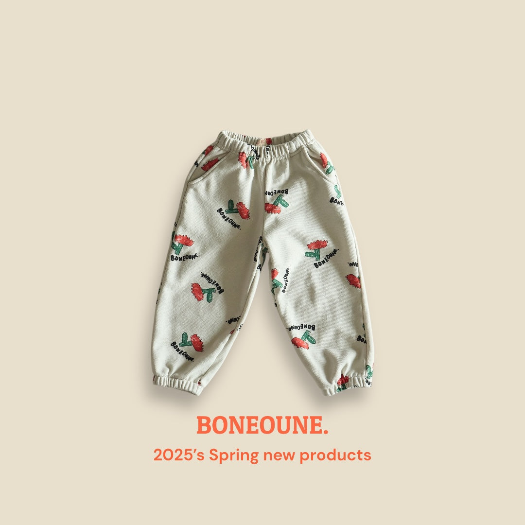 [BONEOUNE] Skech Flower Jogger Pants_2colors