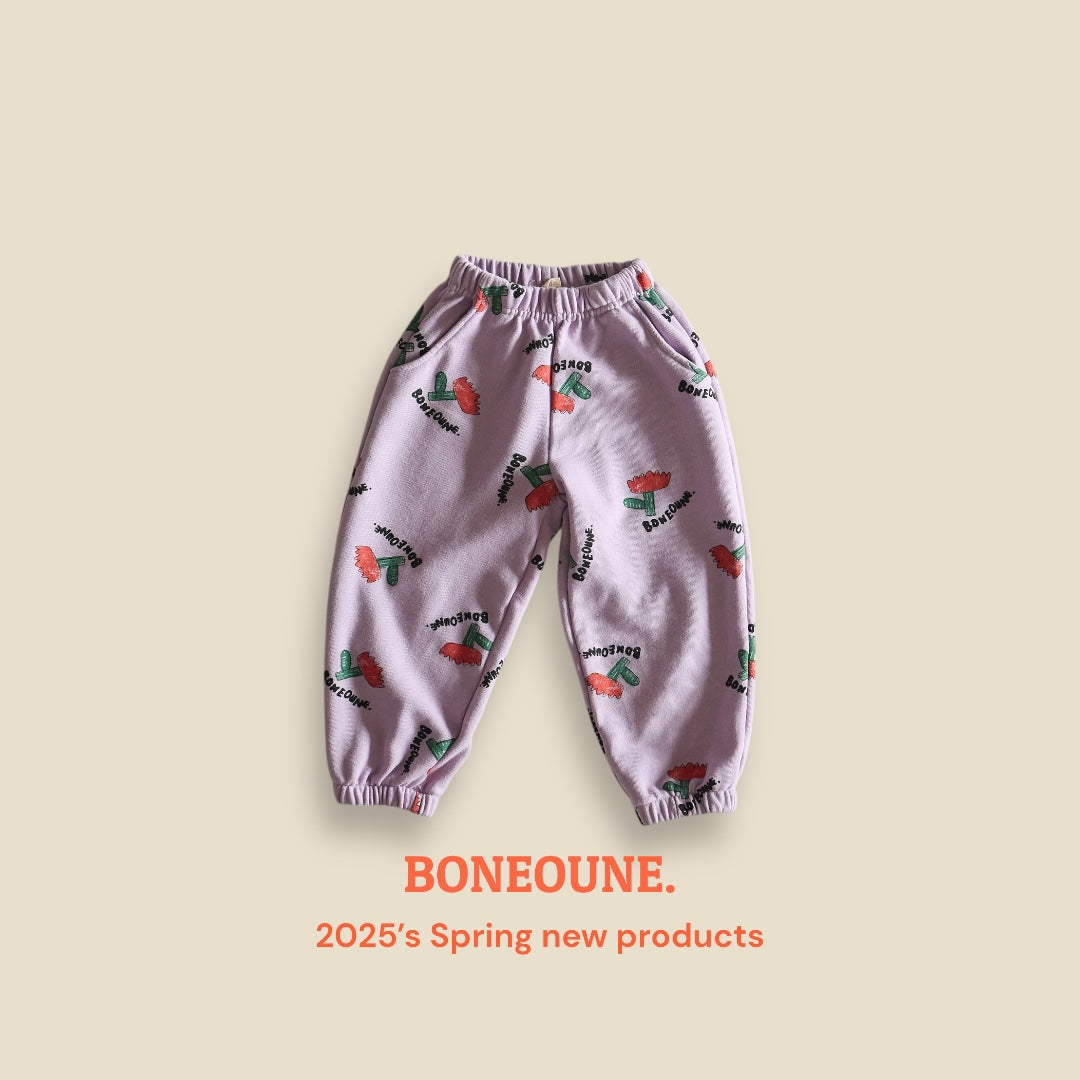 [BONEOUNE] Skech Flower Jogger Pants_2colors