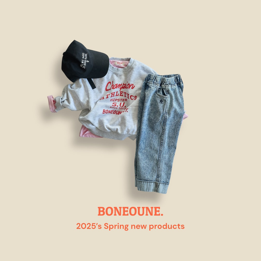 [BONEOUNE] Stone Denim Pants