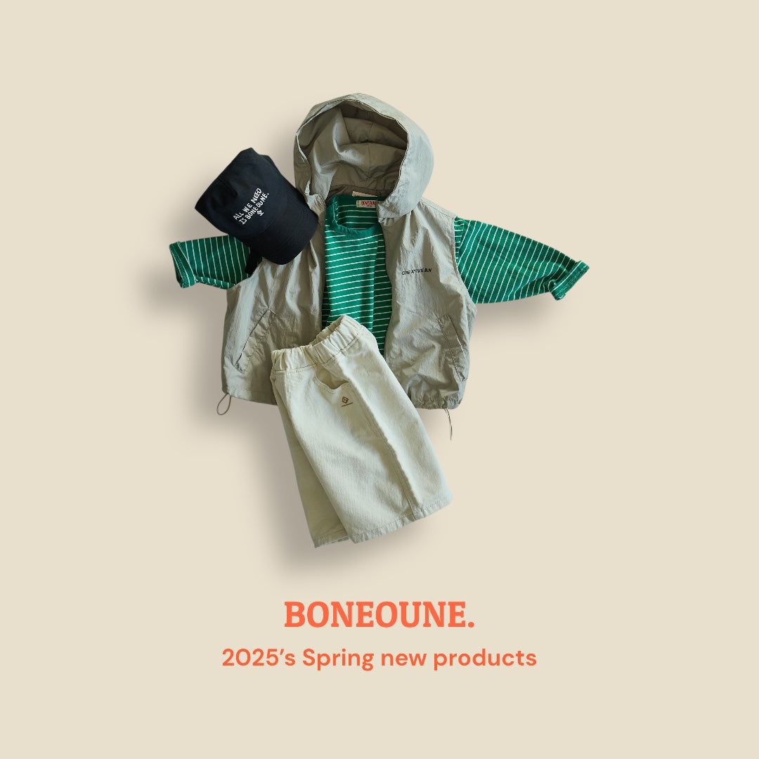 [BONEOUNE] Mona Hoodie Zip-up Vest_2colors