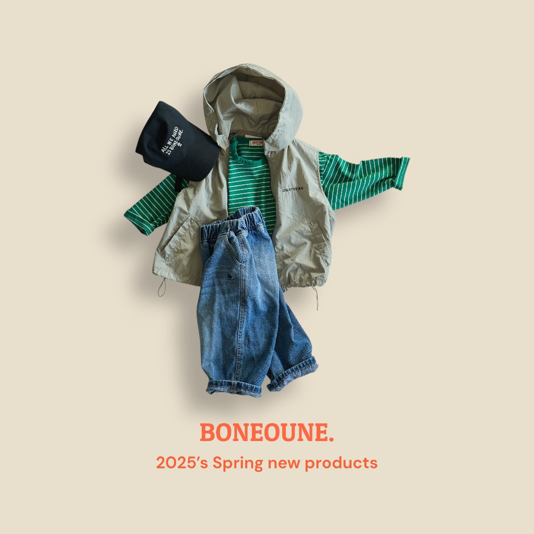 [BONEOUNE] Spring Easy Denim Pants