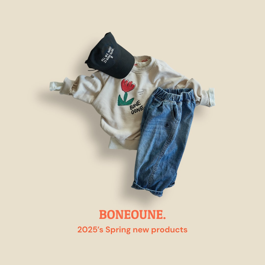 [BONEOUNE] Spring Easy Denim Pants