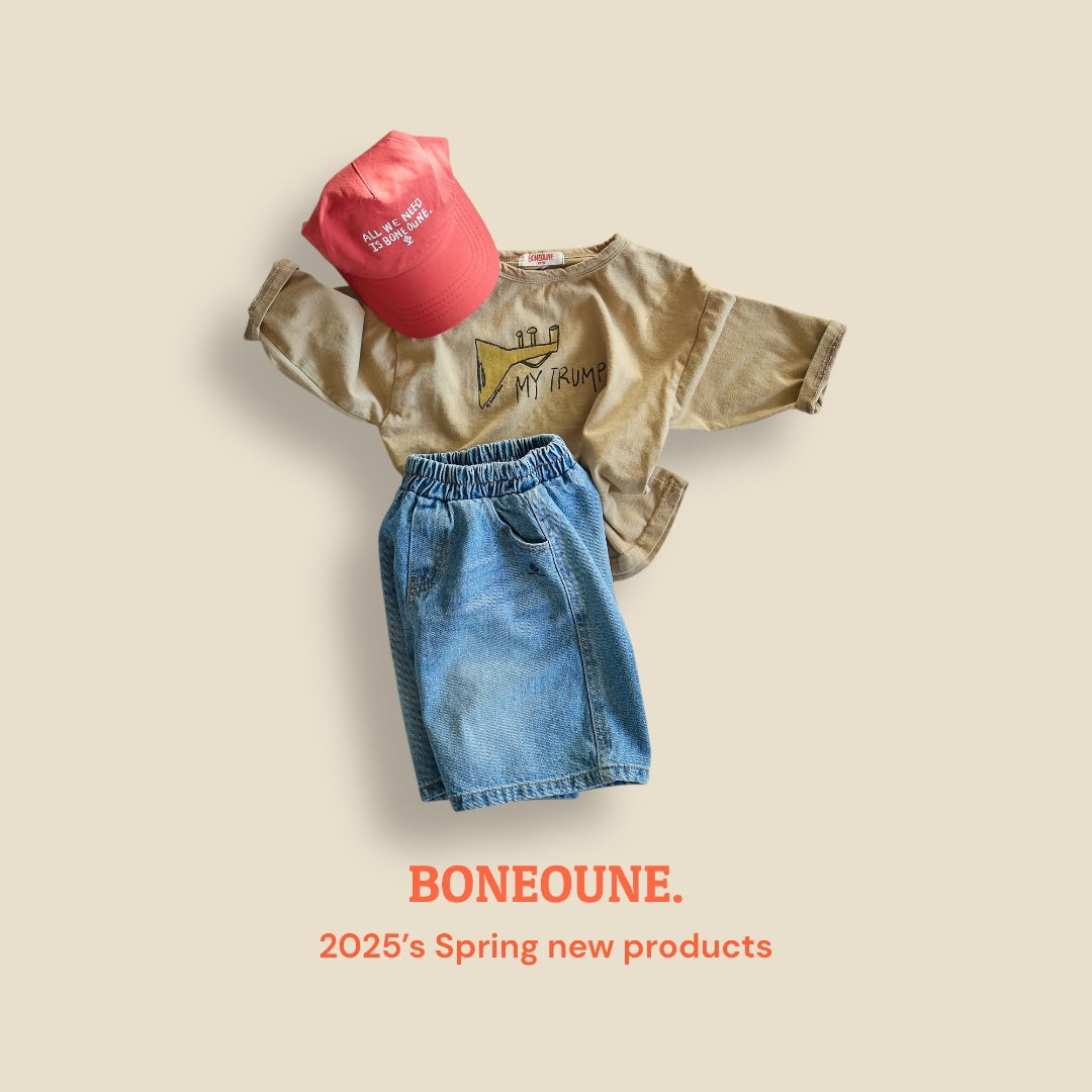 [BONEOUNE] Bermuda Denim Pants