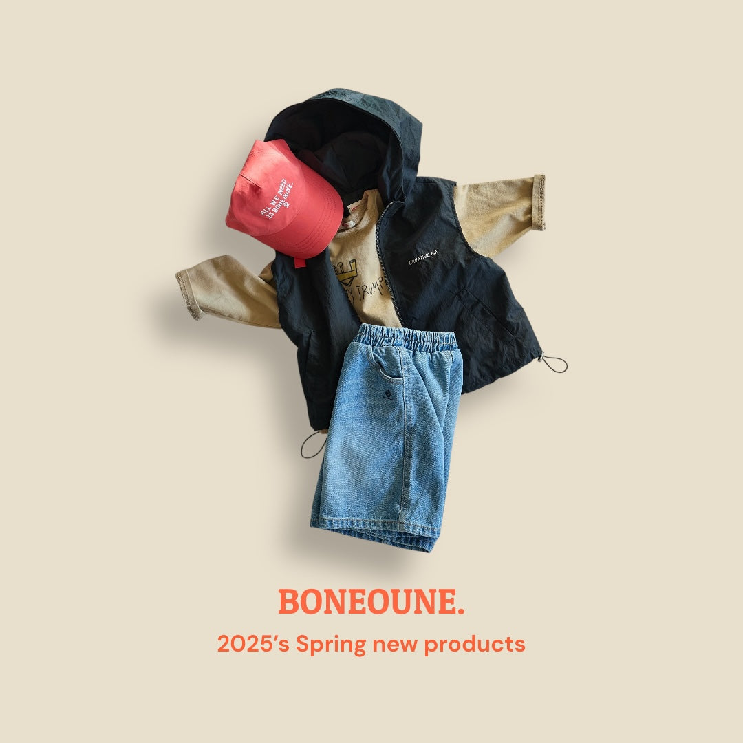 [BONEOUNE] Bermuda Denim Pants