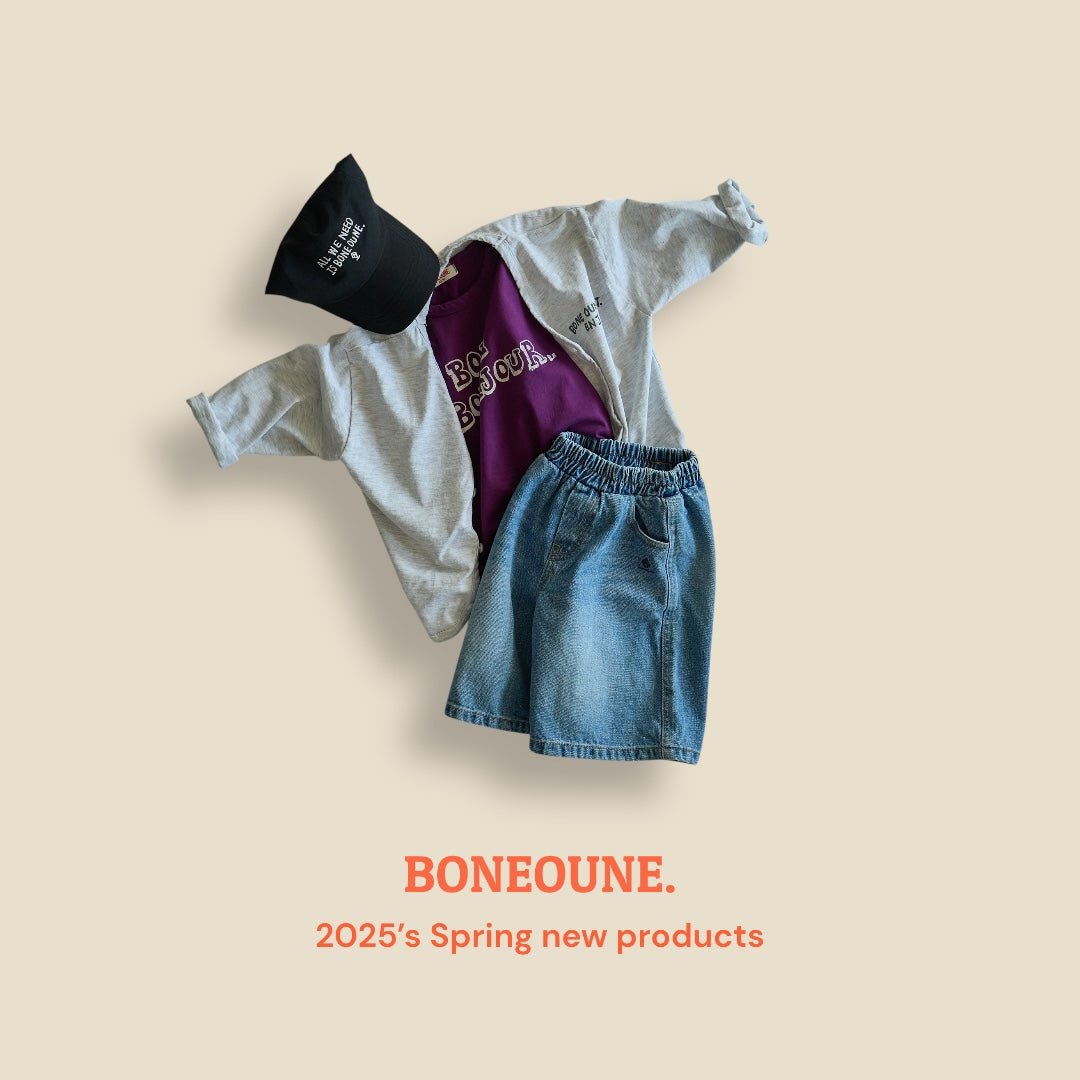 [BONEOUNE] Bermuda Denim Pants