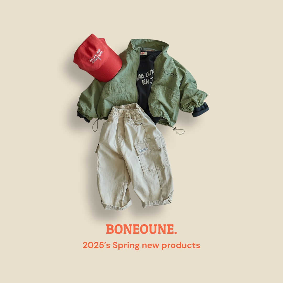 [BONEOUNE] Latte Cargo Pants_2colors