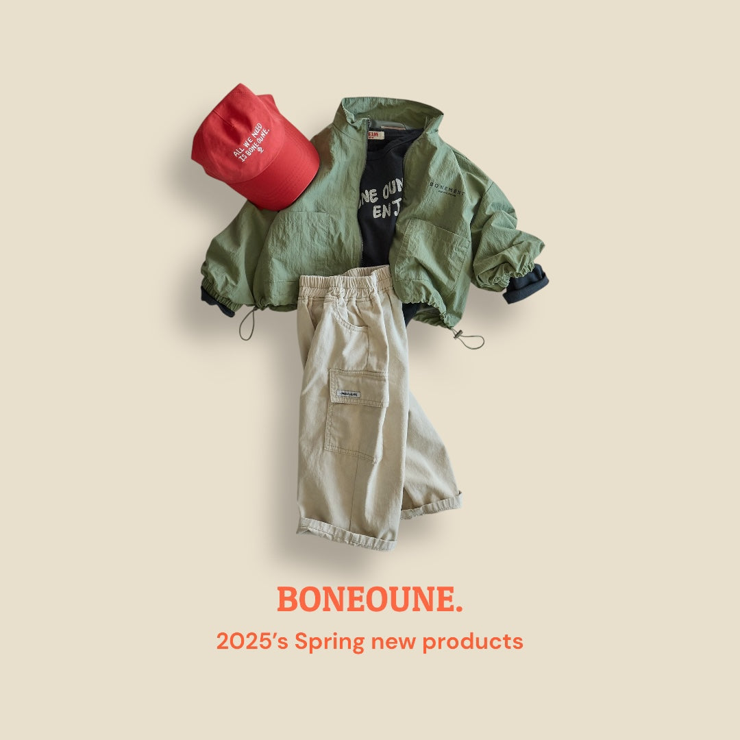 [BONEOUNE] Latte Cargo Pants_2colors