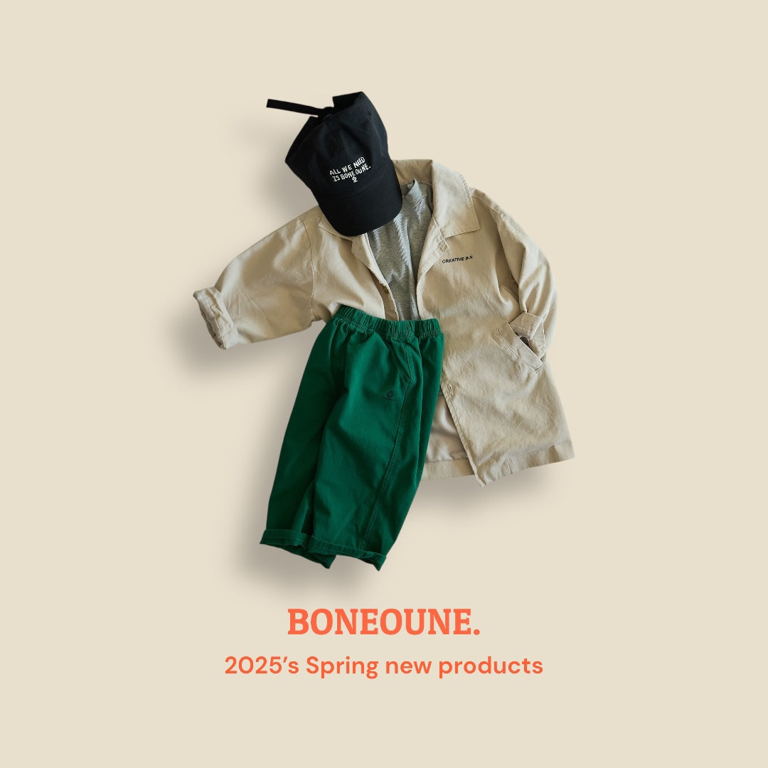 [BONEOUNE] Raw Long Trench Coat_2colors