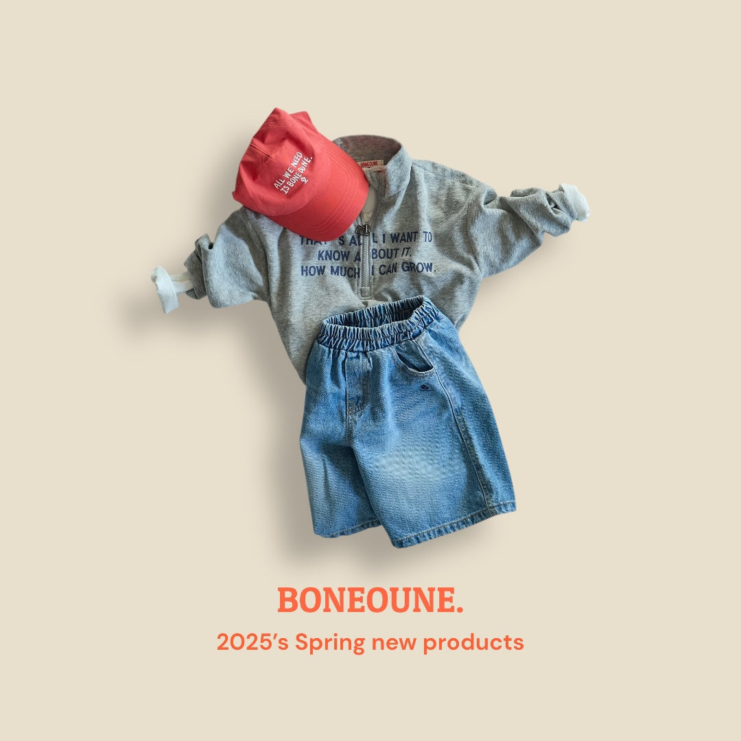 [BONEOUNE] Bermuda Denim Pants