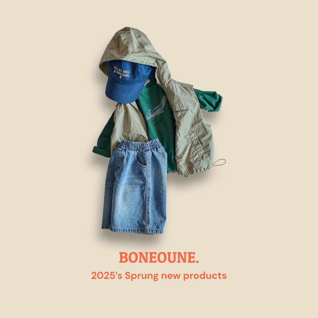 [BONEOUNE] Mona Hoodie Zip-up Vest_2colors