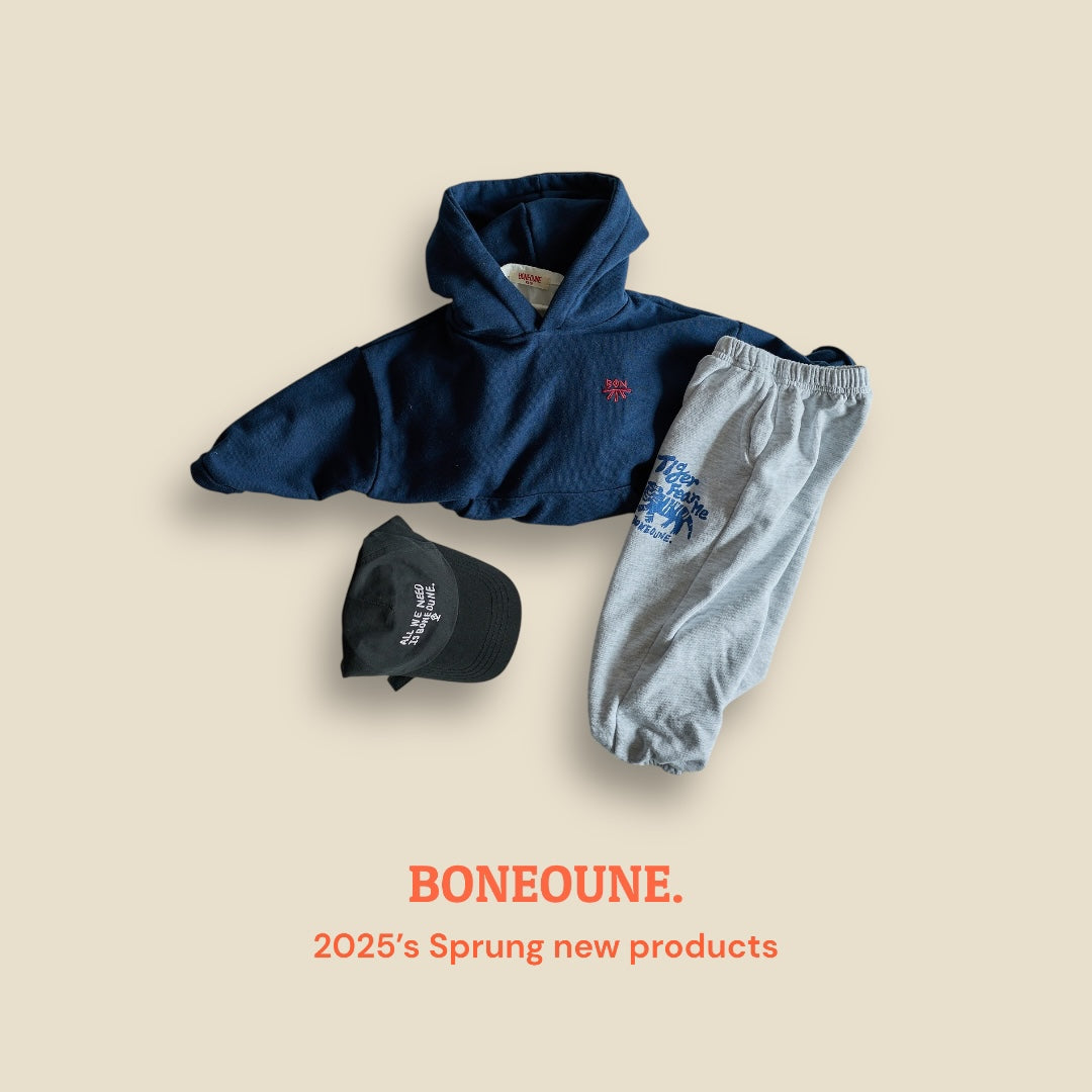 [BONEOUNE] BON Logo Hoodie_3colors