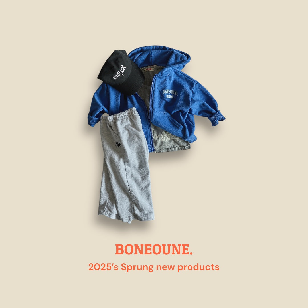 [BONEOUNE] BONE Seoul Hoodie Zip-up_2colors