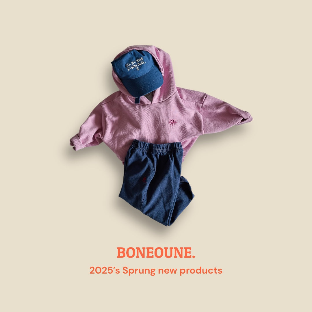 [BONEOUNE] BON Logo Hoodie_3colors