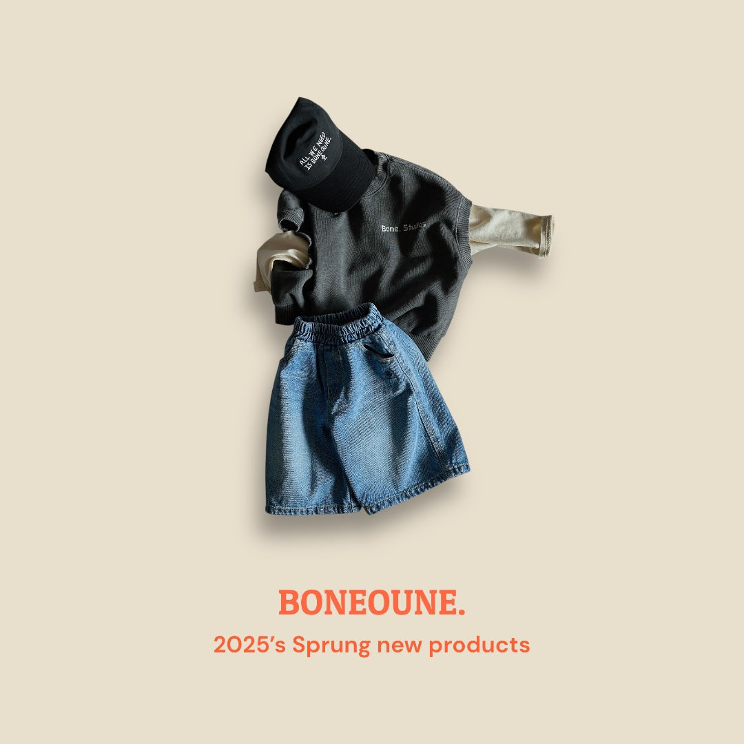 [BONEOUNE] Bermuda Denim Pants