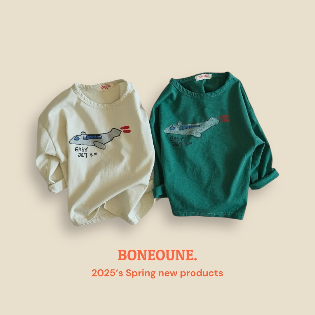 [BONEOUNE] Jet T-shirt_2colors