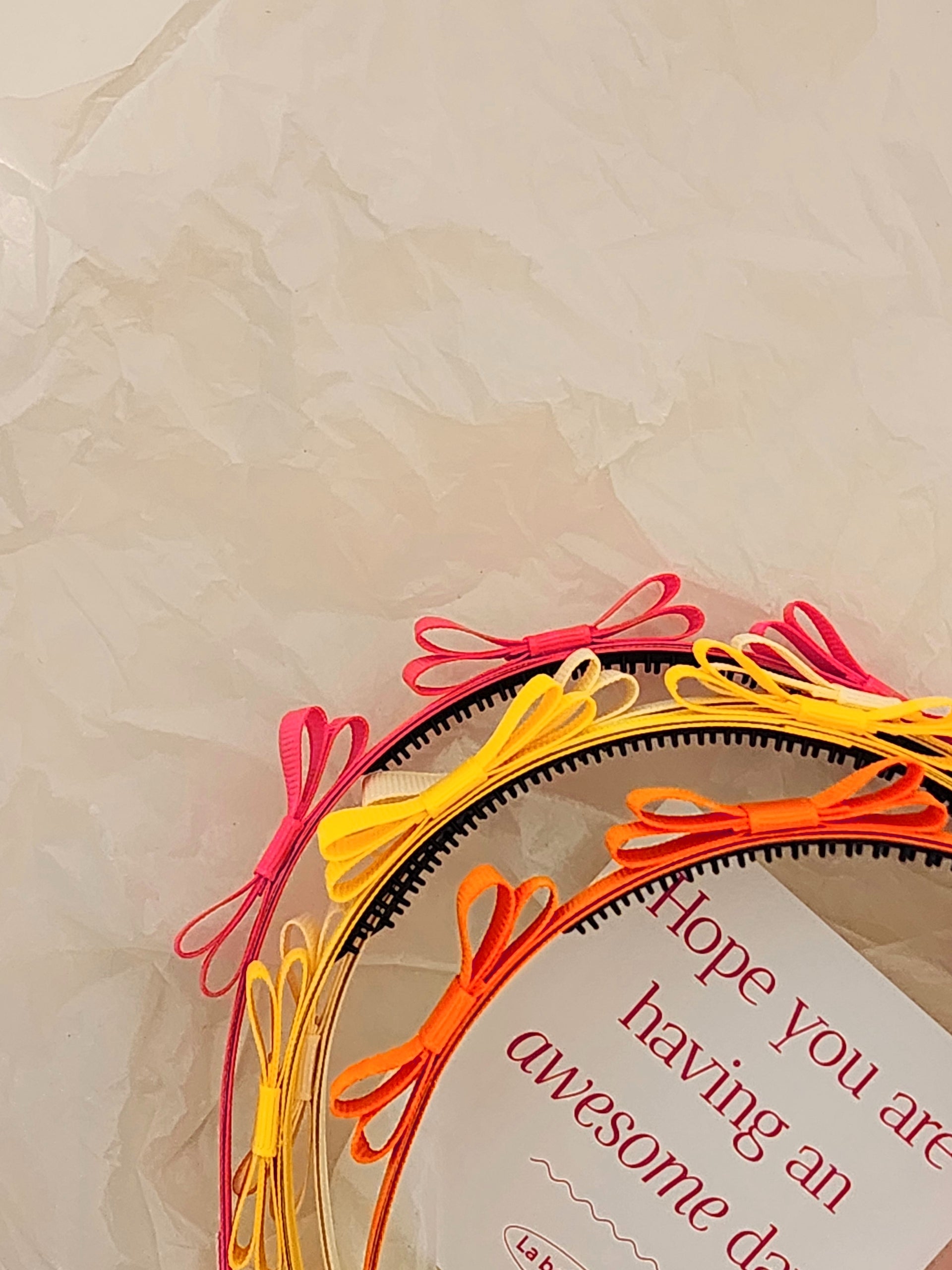 [La Belle] Mini Ribon Hair Band_5colors