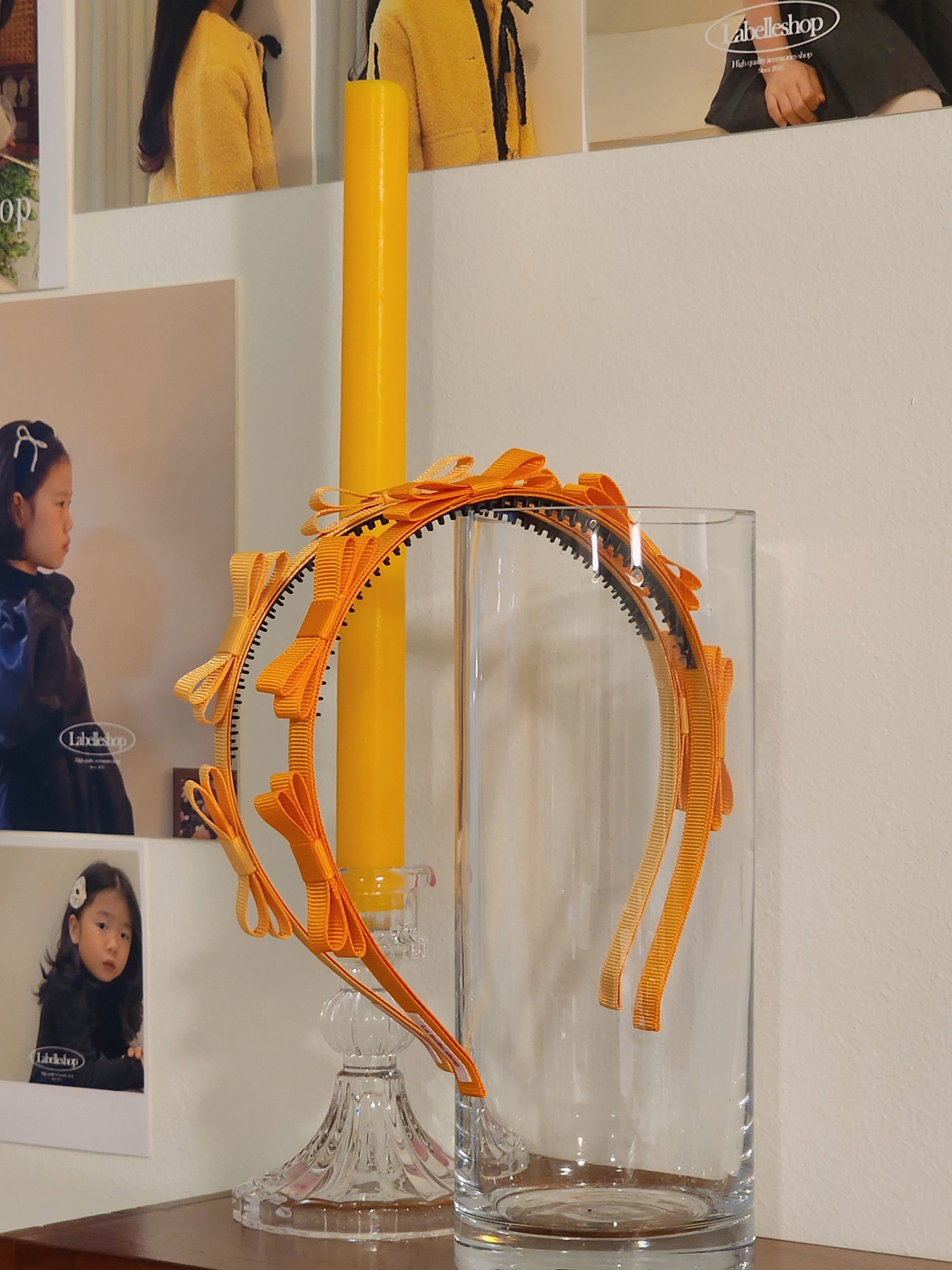 [La Belle] Mini Ribon Hair Band_5colors