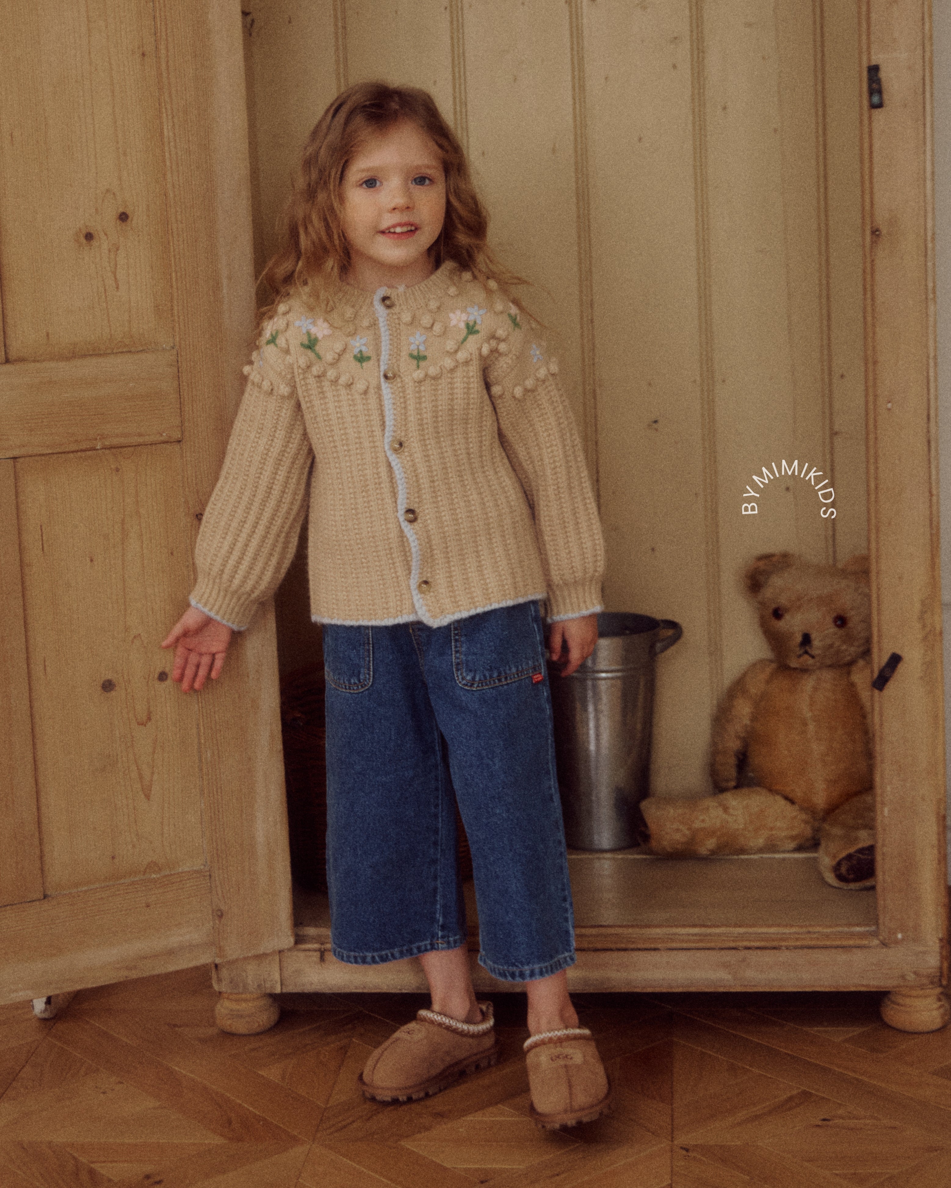 [BYMIMI] Popcorn Cardigan_Beige