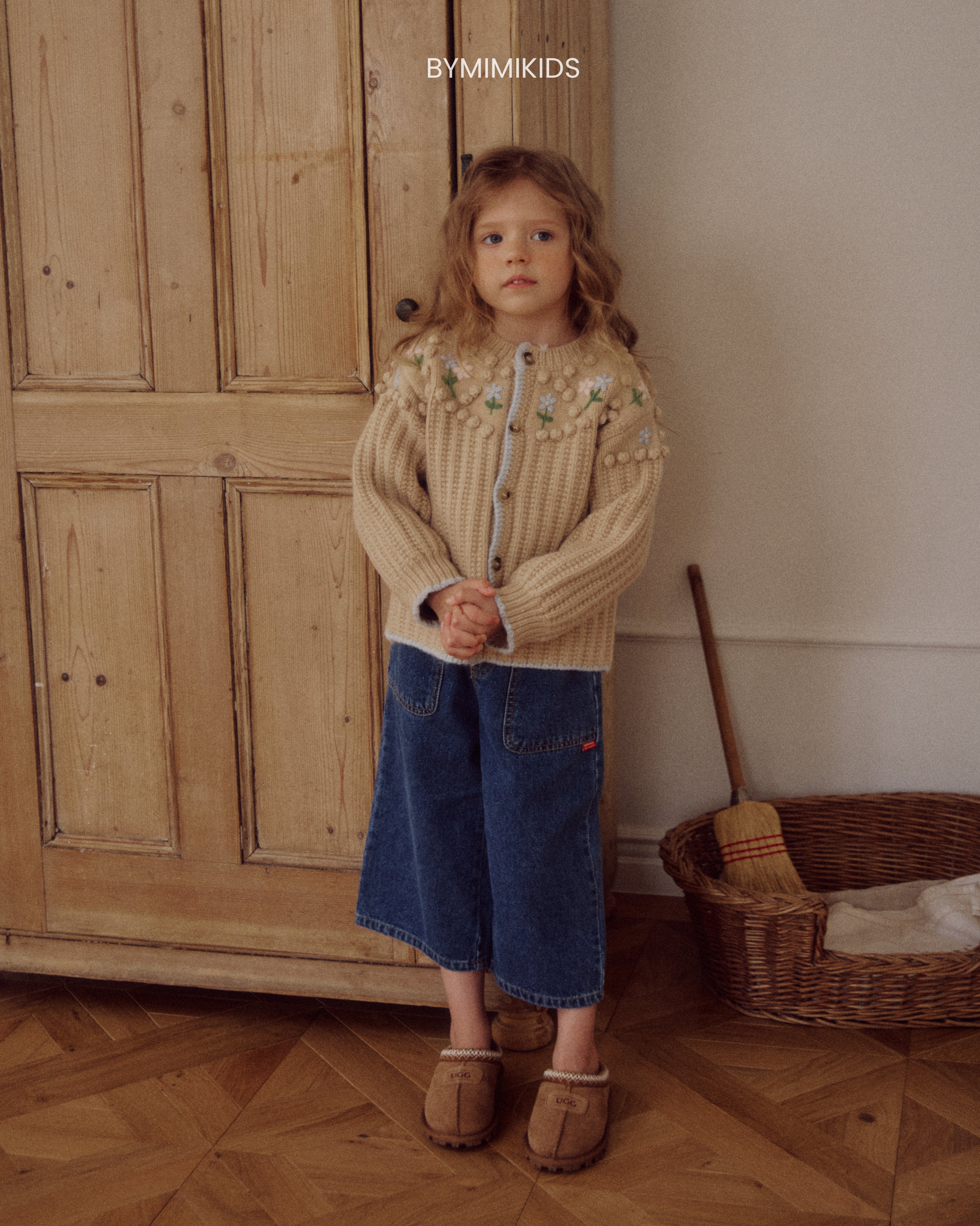 [BYMIMI] Popcorn Cardigan_Beige